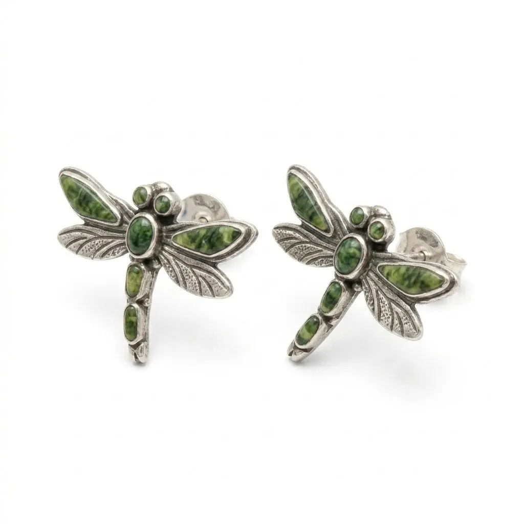 Aretes Pegados Libélulas